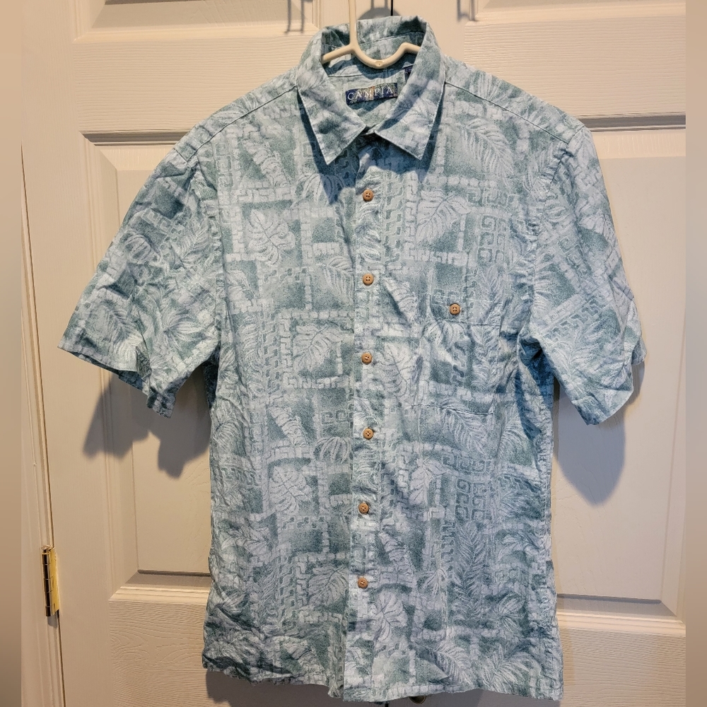Campia Short Sleeve Floral Shirt Men’s Size M
